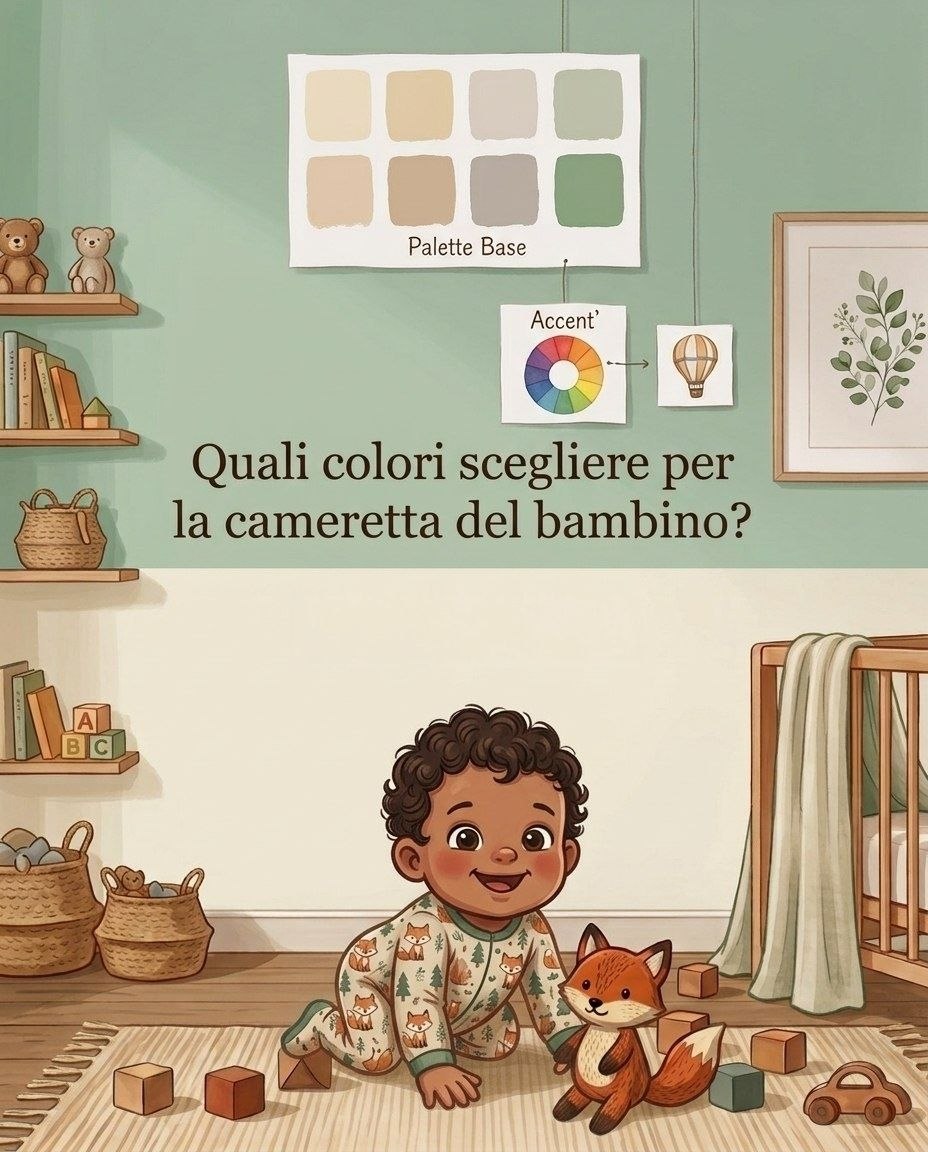 Quali colori scegliere per la cameretta del bambino? Idee pratiche