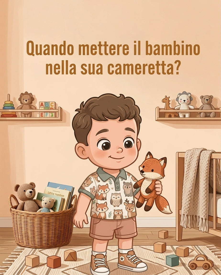 Quando mettere il bambino nella sua cameretta? Età e consigli