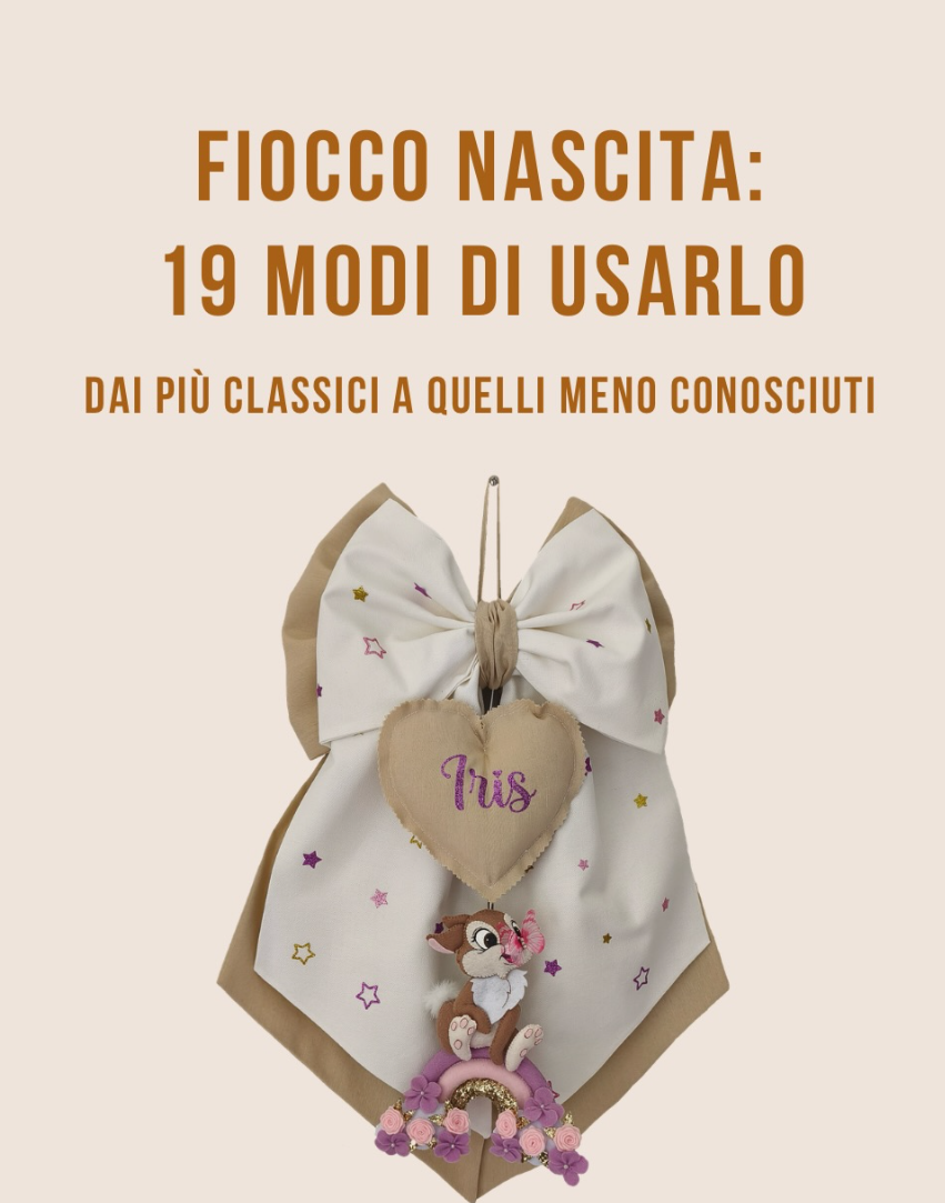 Dove appendere il fiocco nascita? 20 idee originali per usarlo