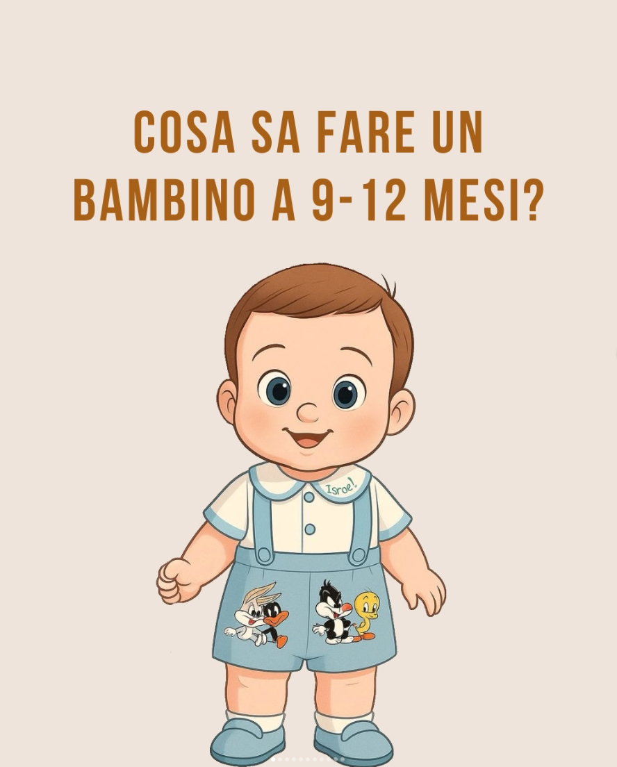 Cosa sa fare un bambino di 9-12 mesi? Tappe e consigli