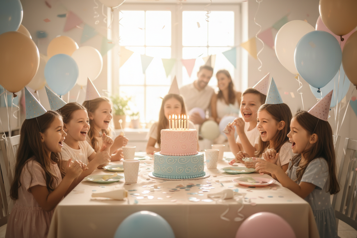 Compleanno 4–8 anni