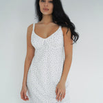 Camicia da Notte Premaman Smart Care Fantasia Foglie Lilla