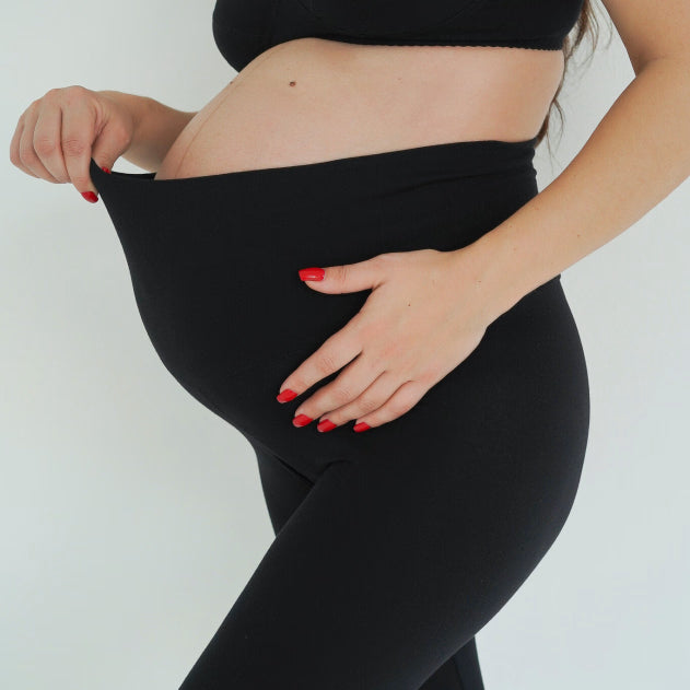 Leggings Premaman Simple&Basic in Cotone Nero