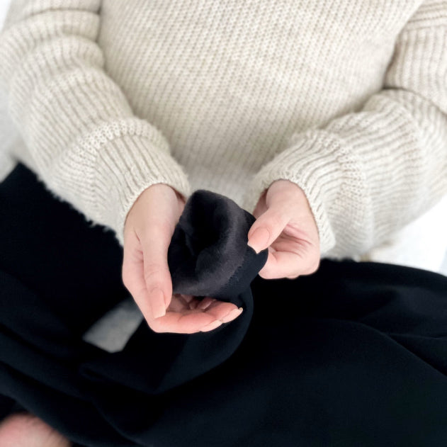 Leggings Invernali Premaman Warm&Cosy in Pile Caldo Neri