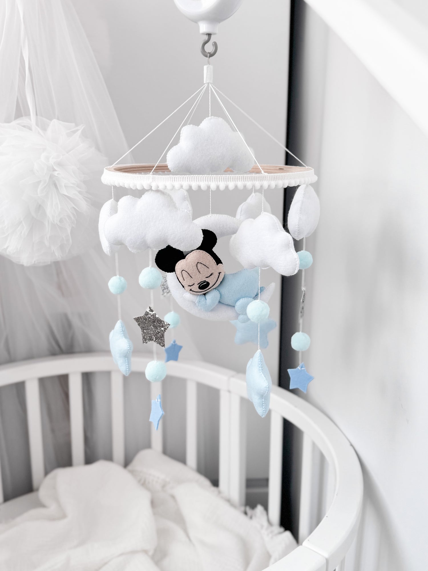 Giostrina Musicale Culla Personalizzata Mickey Mouse Topolino