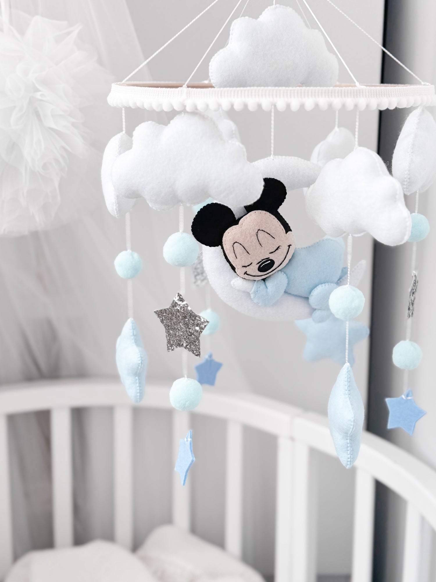 Giostrina Musicale Culla Personalizzata Mickey Mouse Topolino