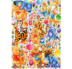 Stickers murali Disney con Winnie the Pooh, Tigro, Pimpi e Ih-Oh, decorazione colorata per cameretta neonati.