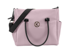 Borsa cambio neonato Kunert Ivento rosa antico con tracolla capiente borsa mamma per passeggino elegante.