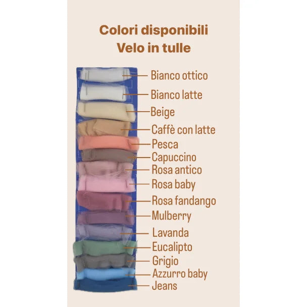 cartellina colori velo tulle