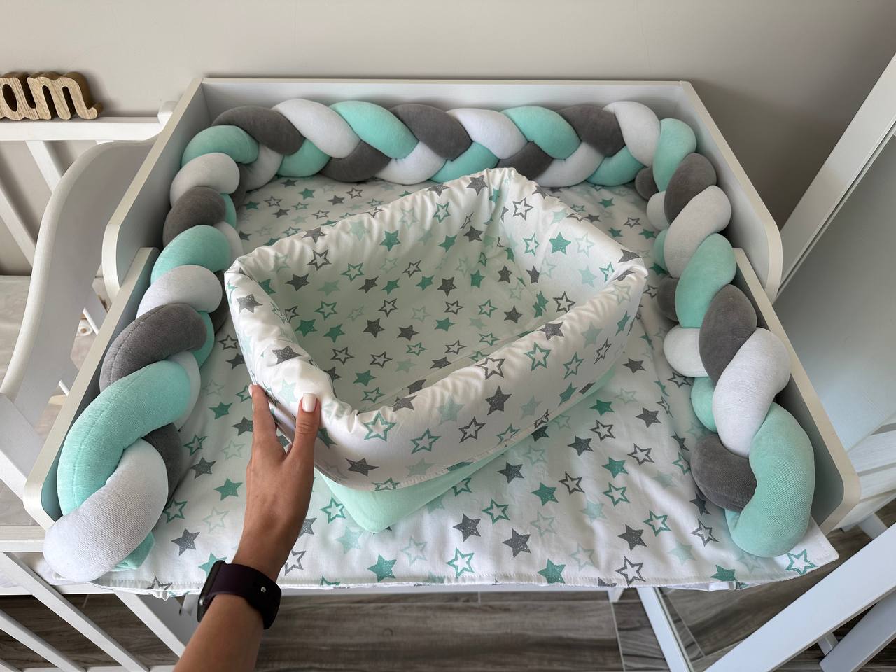 Cestino Portaoggetti per Fasciatoio – Pannolini, Creme e Accessori Cambio Pannolino - universo del bambino