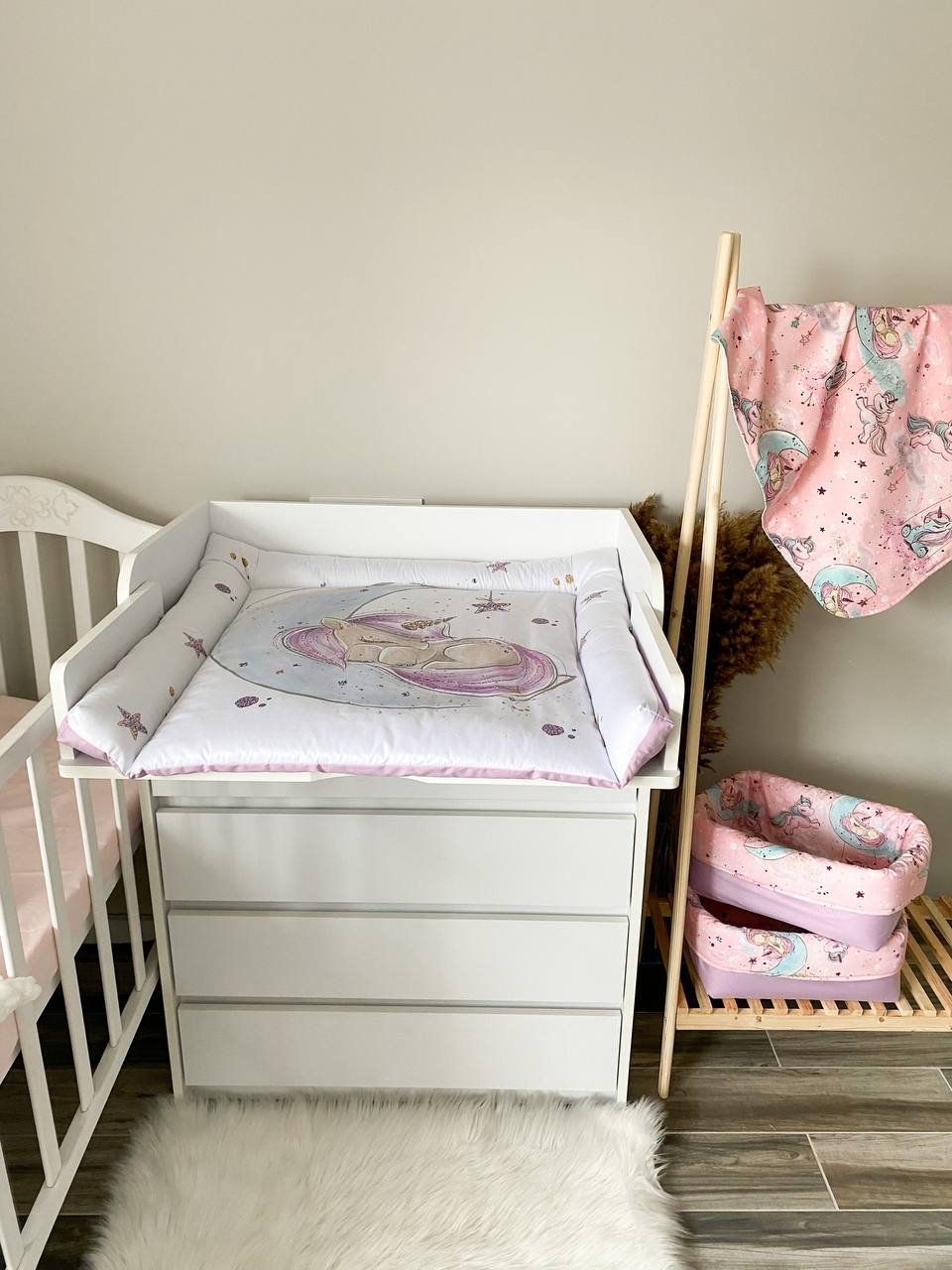 Cestino Portaoggetti per Fasciatoio – Pannolini, Creme e Accessori Cambio Pannolino - universo del bambino