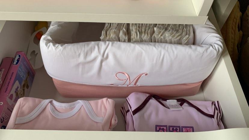 Cestino Portaoggetti per Fasciatoio – Pannolini, Creme e Accessori Cambio Pannolino - universo del bambino