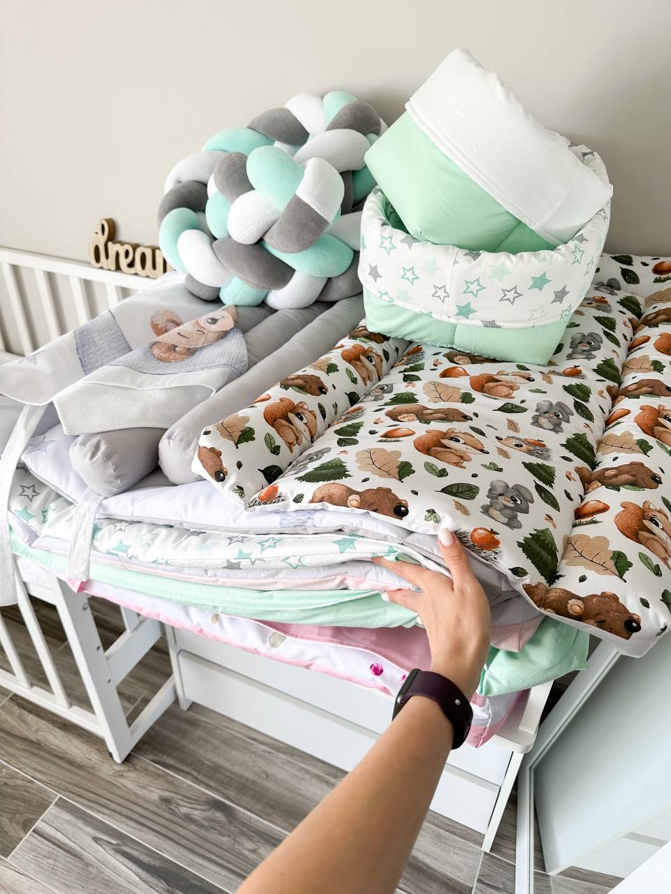 Cestino Portaoggetti per Fasciatoio – Pannolini, Creme e Accessori Cambio Pannolino - universo del bambino