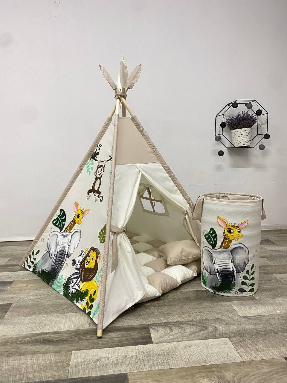 Cesto Portagiochi Tenda Chiudibile con Manici – Organizza i Giocattoli in Cameretta - universo del bambino
