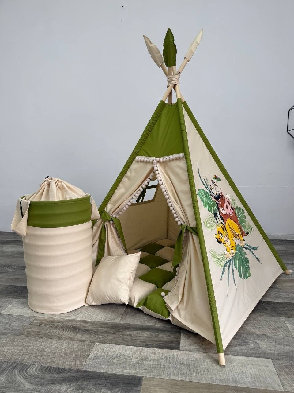 Cesto Portagiochi Tenda Chiudibile con Manici – Organizza i Giocattoli in Cameretta - universo del bambino