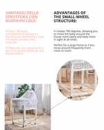Culla in Vimini Intrecciata a Mano Tessitura Rara Senza Cappuccio – Con Ruote o Dondolo - universo del bambino