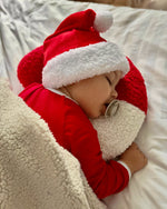 Cuscino Decorativo Natalizio Bastoncino di Zucchero Bouclé per Cameretta - Universo del Bambino
