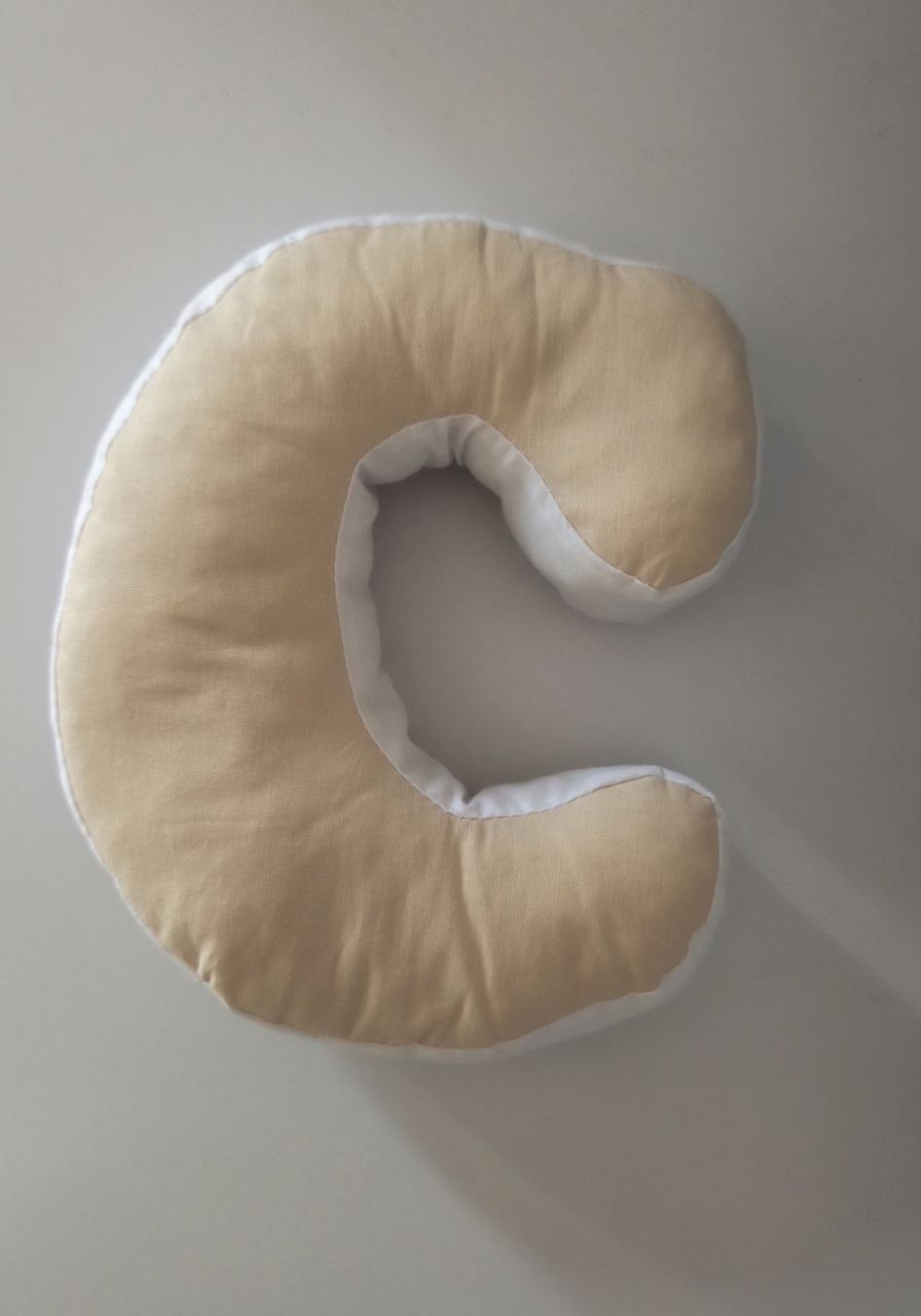 Lettere morbide in tessuto per banner nome sopra il lettino del bambino
