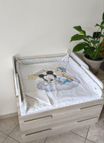 fasciatoio topolino 
Struttura interno 70*72
Materassino 65*72, bordi 9 cm