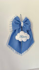 Fiocco Nascita Personalizzato Azzurro Baby/Blu Bimbo – Urgenza in 24 ore! - universo del bambino
