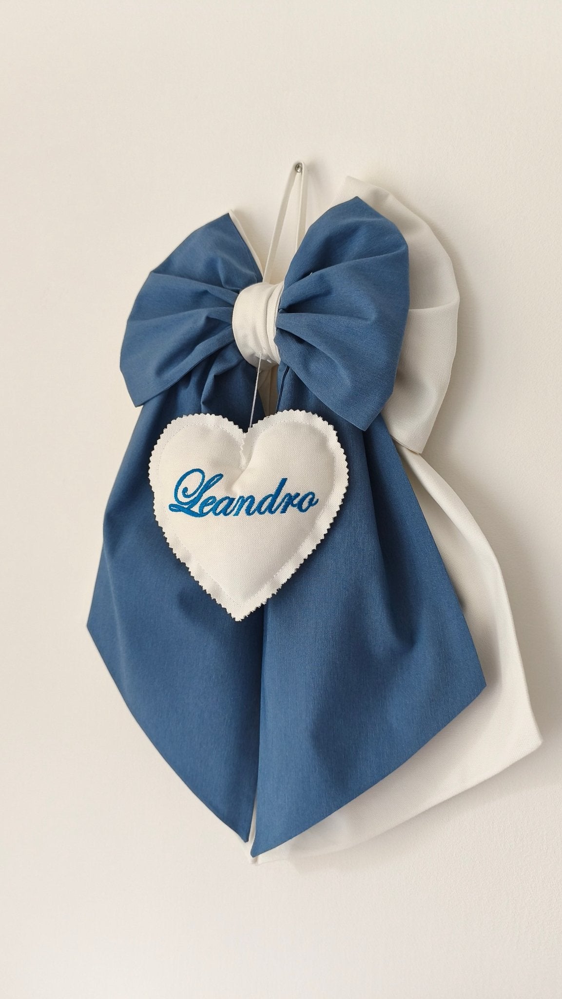 Fiocco Nascita Personalizzato Blu per Bimbo – Urgenza in 24 ore! - universo del bambino