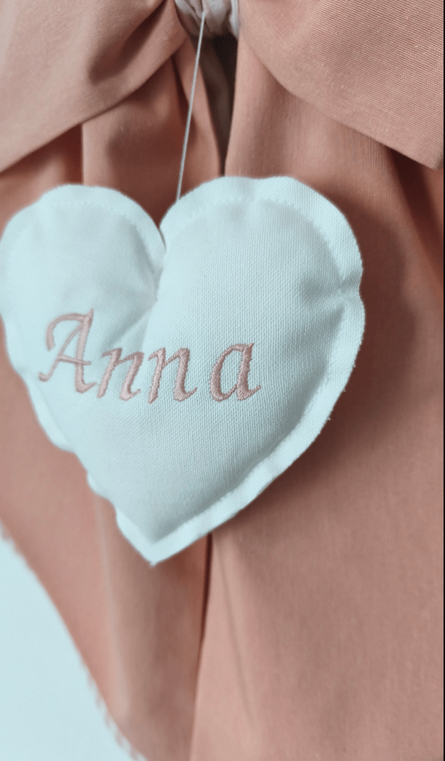 Fiocco Nascita Personalizzato Rosa Cipria per Bimba – Urgenza in 24 ore! - universo del bambino