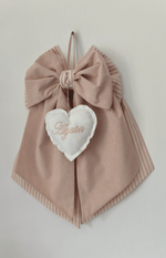 Fiocco Nascita Personalizzato Rosa Cipria per Bimba – Urgenza in 24 ore! - universo del bambino