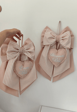 Fiocco Nascita Personalizzato Rosa Cipria per Bimba – Urgenza in 24 ore! - universo del bambino