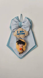 Fiocco Nascita Personalizzato Tema Anime Goku baby Dragon Ball - universo del bambino