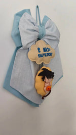Fiocco Nascita Personalizzato Tema Anime Goku baby Dragon Ball - universo del bambino