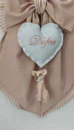 Fiocco Nascita Personalizzato tema "Il Re Leone" con Nala Rosa – Urgenza in 24 ore! - Universo del Bambino