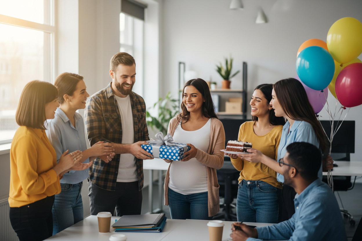 Regalo Aziendale per Collega in Attesa