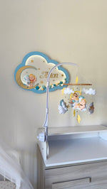 Giostrina Musicale Culla Personalizzata Ercole e Pegasus – Progettata Dalle Tue Foto - universo del bambino