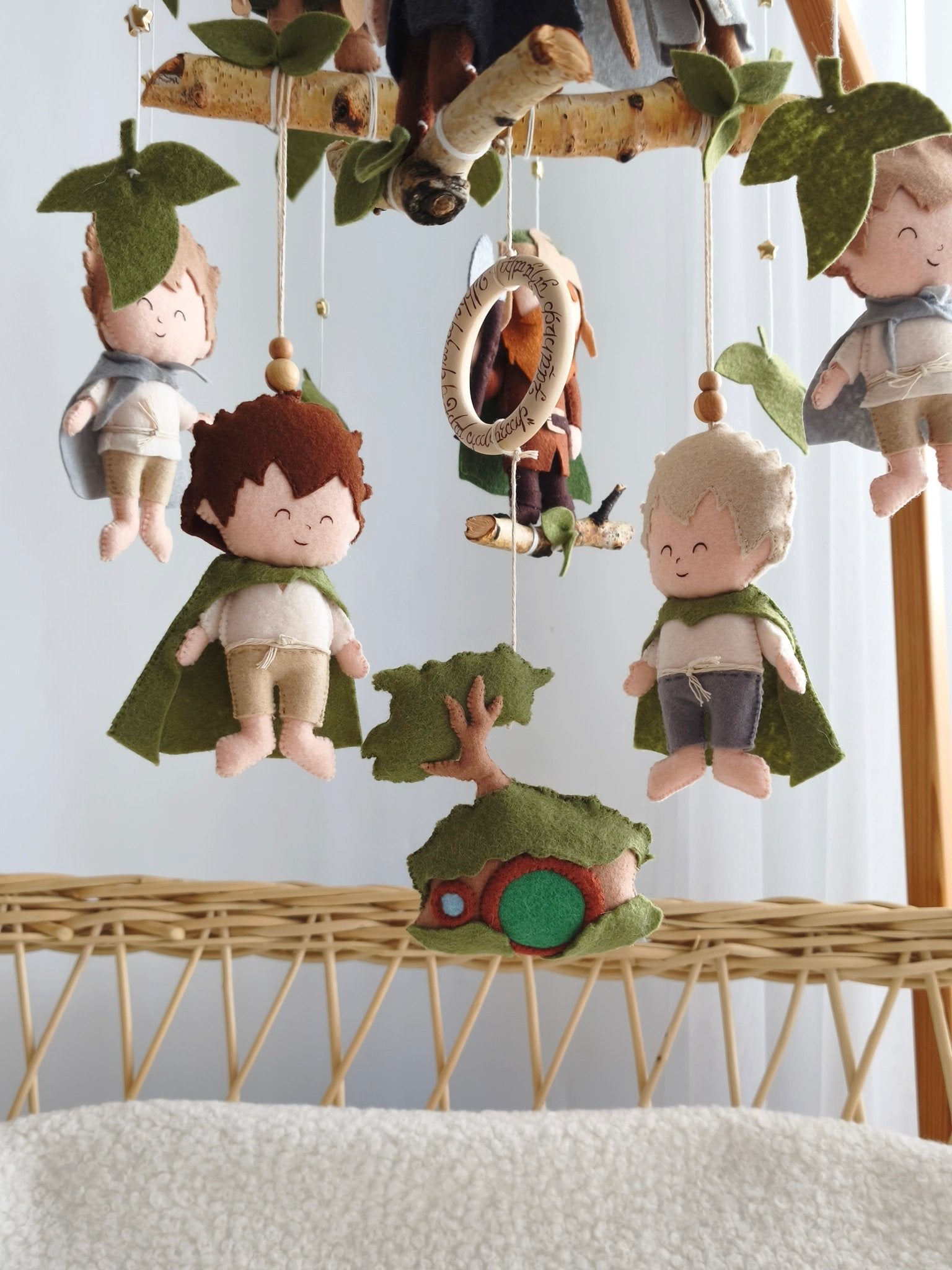 Giostrina Musicale Culla Personalizzata | Il Signore degli Anelli - universo del bambino