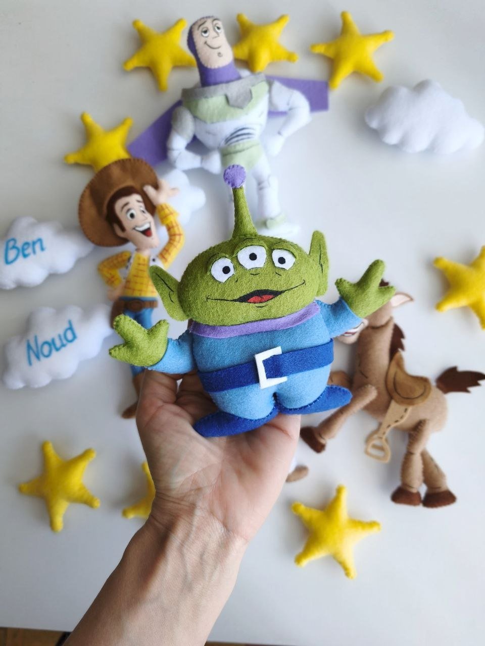 Giostrina Musicale Culla Personalizzata Toy Story – Progettata Dalle Tue Foto - universo del bambino