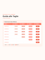 Guida alle taglie - Collant Premaman