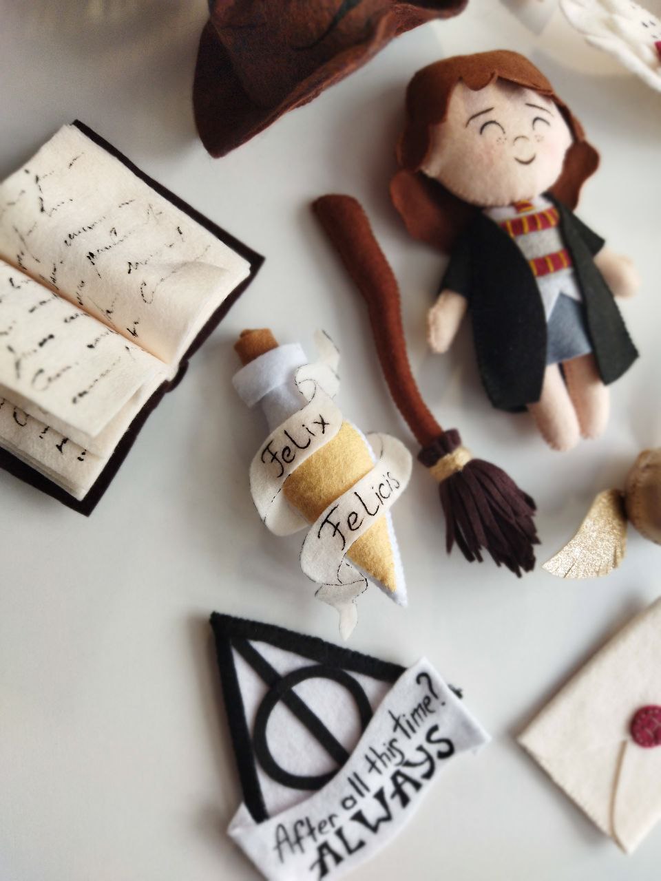  Giostrina musicale neonati Harry Potter fatta a mano con personaggio Hermione Granger e simboli magici per lettino culla