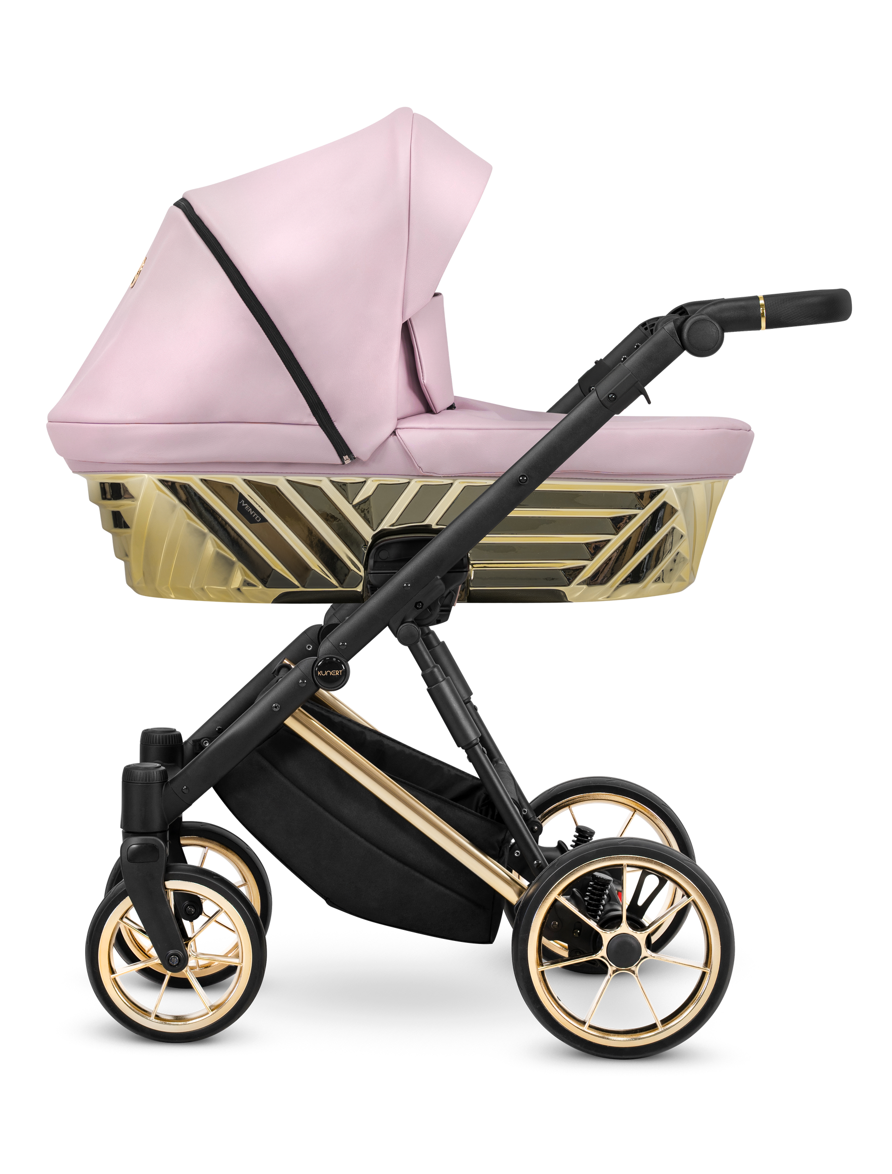 Kunert Ivento navicella Eco Rosa Metallico – eco-pelle rosa e scocca oro lucido