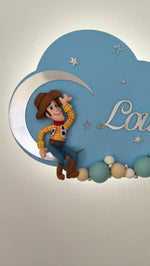 Luce Notturna per Bambini Personalizzata Woody di Toy Story – Con Nome Bambino - universo del bambino