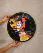 Luce notturna stampata di Vaiana Oceania Disney da muro, applique led con stampa printer per bambini.