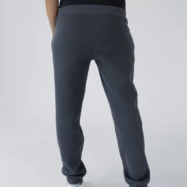 Pantaloni premaman grafite Warm&Cosy con fascia regolabile che cresce con la pancia