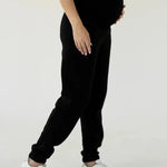 Pantaloni Premaman Warm&Cosy Caldi con Fascia Alta – Grafite e Nero - Universo del Bambino