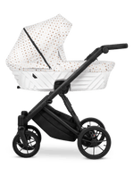 Passeggino Ivento 3in1 Kunert Bianco Oro – Navicella, Seduta e Seggiolino Auto - universo del bambino
