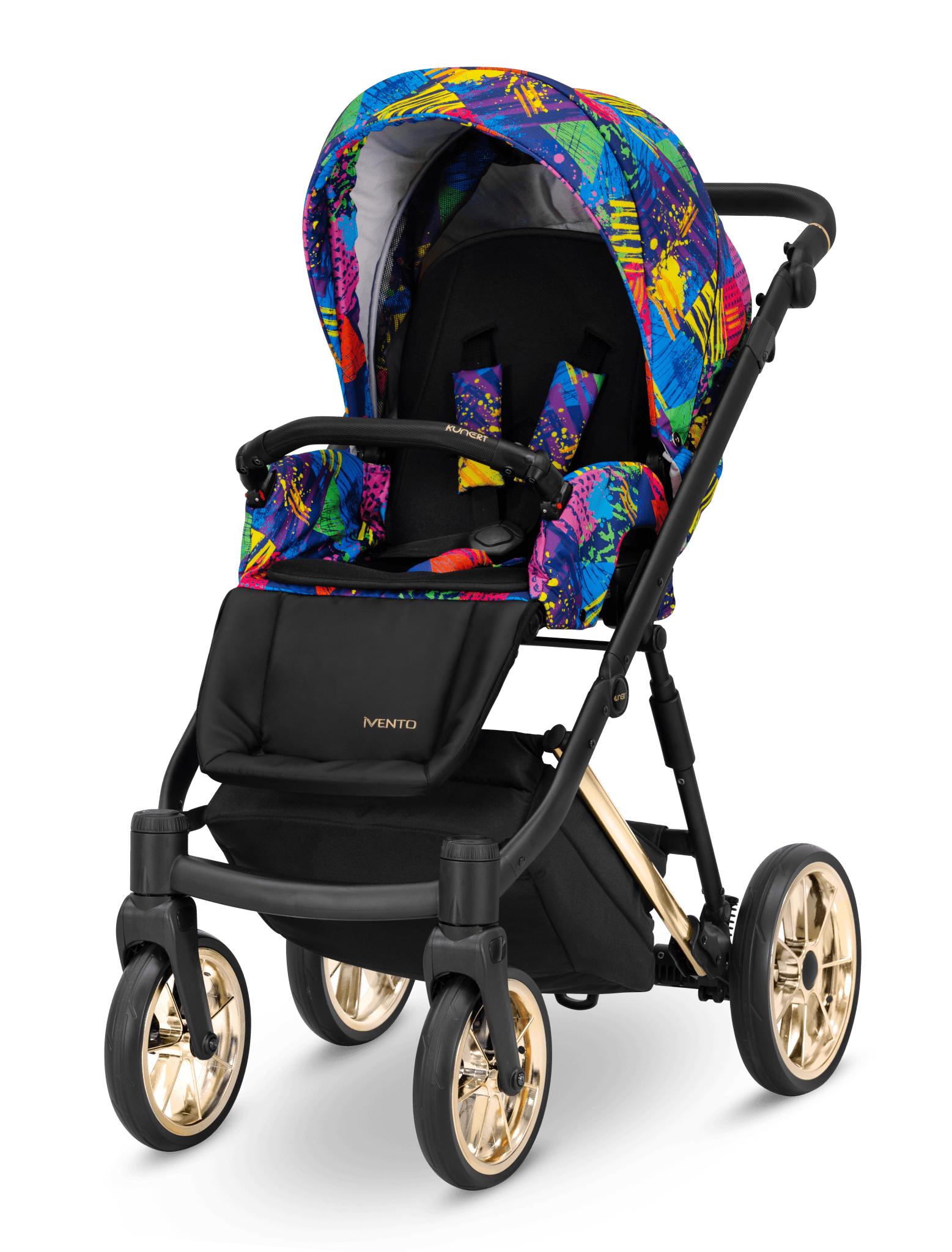 Passeggino Ivento 3in1 Kunert Multicolore – Navicella, Seduta e Seggiolino Auto - universo del bambino