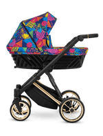 Passeggino Ivento 3in1 Kunert Multicolore – Navicella, Seduta e Seggiolino Auto - universo del bambino