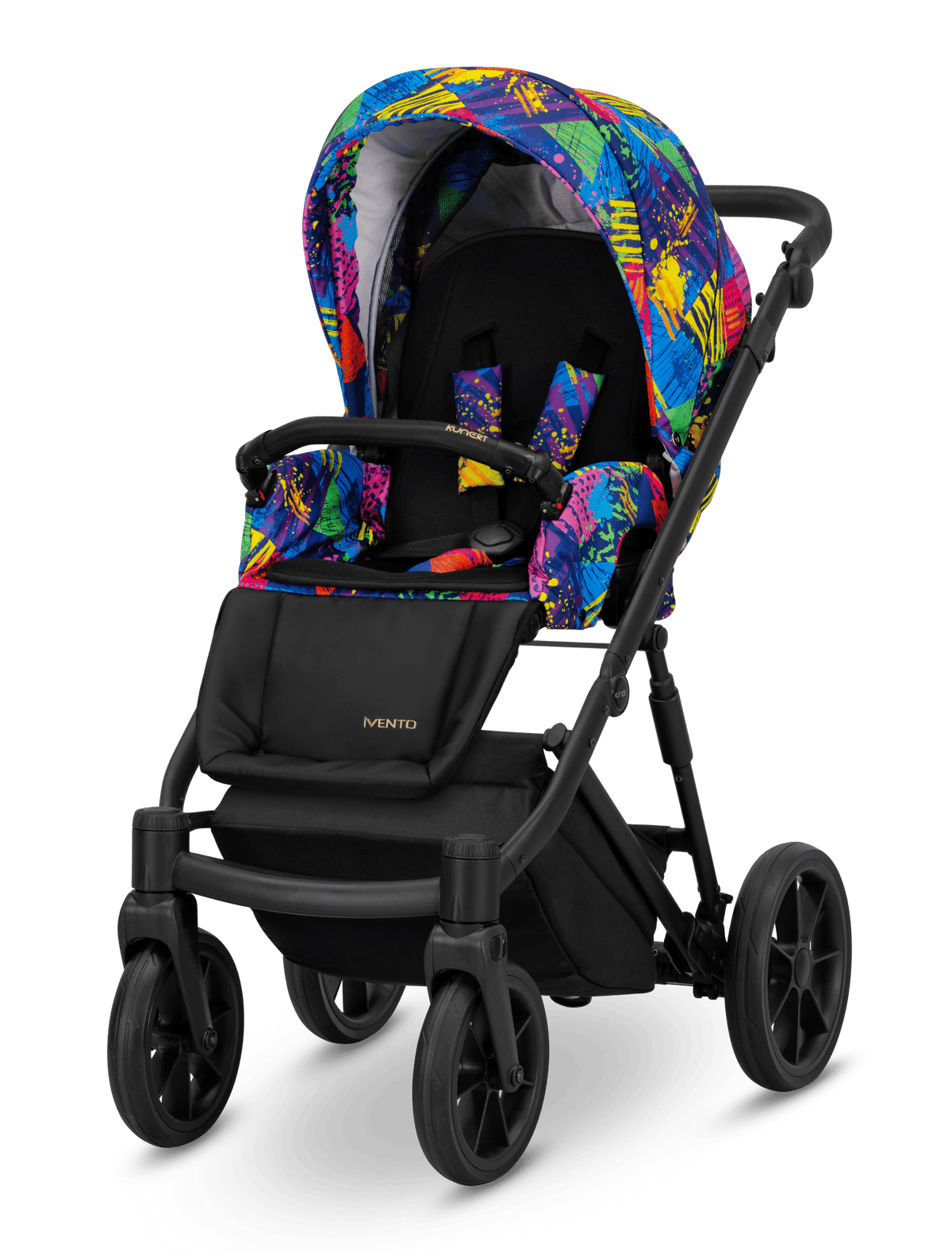 Passeggino Ivento 3in1 Kunert Multicolore – Navicella, Seduta e Seggiolino Auto - universo del bambino