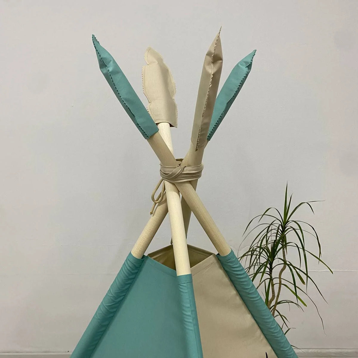 piume decorative tenda giochi e chiusura sicurezza bambini durante il gioco in una tenda bambini igwam teepee