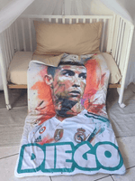 Sacco a Pelo Bambini Personalizzato con Nome a Tema Calcio Cristiano Ronaldo - Universo del Bambino