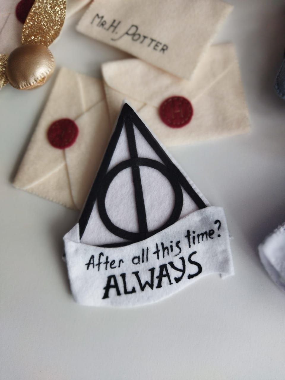 Giostrina musicale neonati Harry Potter fatta a mano con citazione Always e lettere magiche, regalo nascita neonato