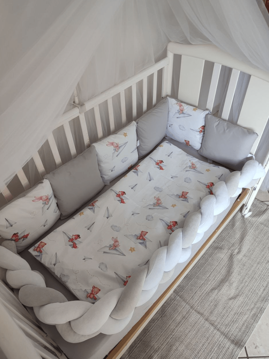 Set Biancheria Lettino Animaletti – Pronta Consegna - Universo del Bambino